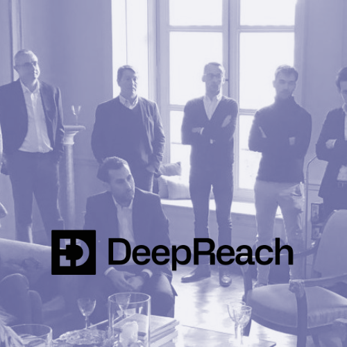 Image avec logo DeepReach et photo de l'évènement